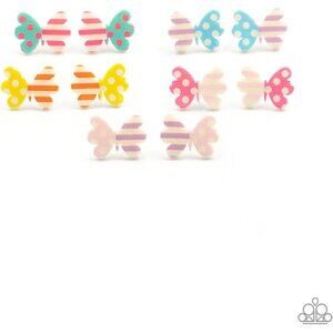 Paparazzi Starlet Shimmer Butterfly Post Back Earrings